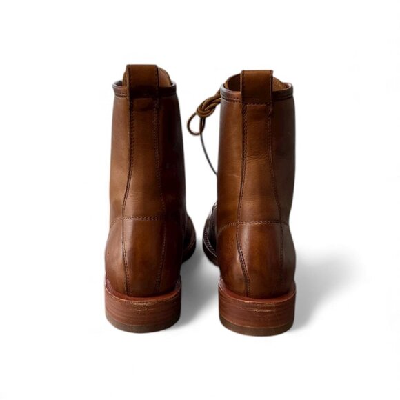 Frye Veronica Flex Combat Boots in Caramel | Women’s Size 7.5B - Picture 4 of 7